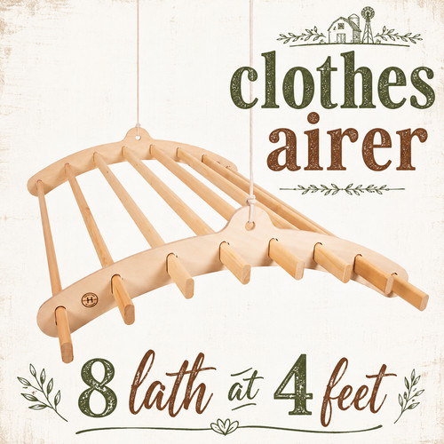 Lath ceiling clothes airer - 8,