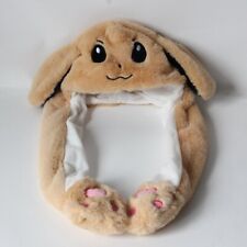 UK Seller Pokemon Eevee Hat Plush Moving Ears Pressing with Airbag Cap