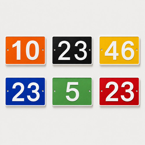 Personalised house number sign - personalised,