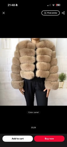 Fox fur women coat - fur,