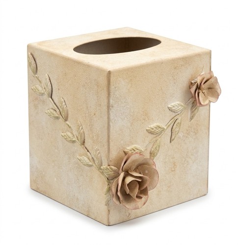 Vintage resin tissue - tissue, box