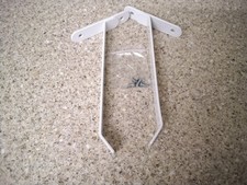 Radiator Shelf Brackets in White (Pair) - No Drilling Required