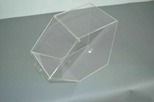 Acrylic Pick 'n' Mix, Condiment Storage Display Bins slimline with Hinged Lid