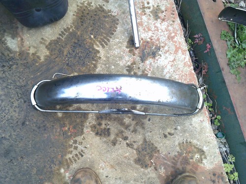 Kawasaki 100 front mudgaurd - kc,