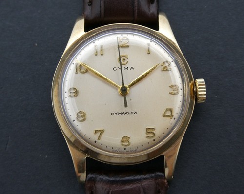 Vintage cyma cymaflex 9ct - cymaflex,