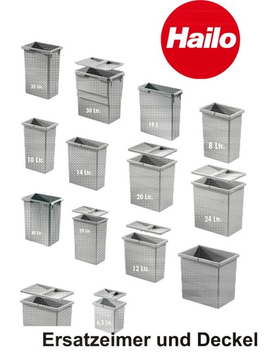 Hailo replacement bucket lid - bucket,