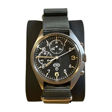 CWC Royal Air Force RAF Pilot Chronograph 90s VTG British Military Watch 7760