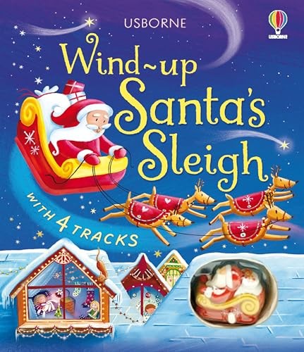 Wind santa sleigh by - wind-up, santa's