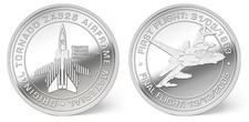 Limited Edition Tornado ZA326 Challenge Coin - made from 100% aircraft material.