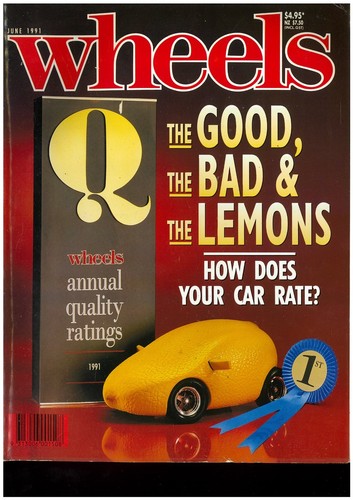 Wheels car magazine june 1991 - wheels,