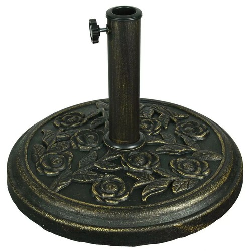 Cast iron round umbrella - cast,