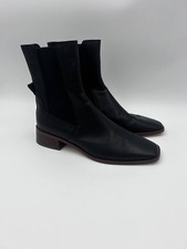 Mango Black Chelsea Boots Size
