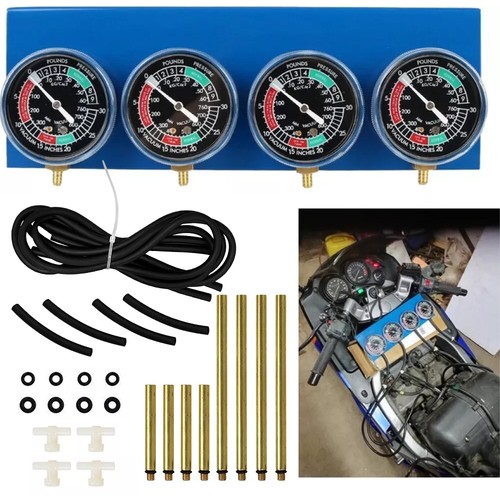 Motorcycle carb vacuum gauge - carb,