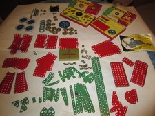 Vintage Meccano sets and other
