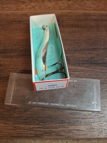 Vintage abu toby silver 18g - vintage,