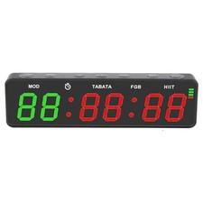 Portable Gym Timer Clock Magnetic Rechargeable Workout Interval Fitness Digital