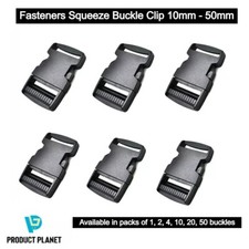 Delrin Plastic Side Release Buckles –Clips for Webbing Strap & Squeeze Fasteners