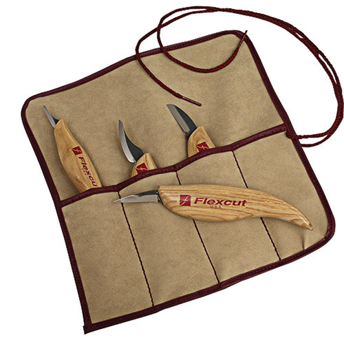 Flexcut kn100 piece - 4-piece, carving