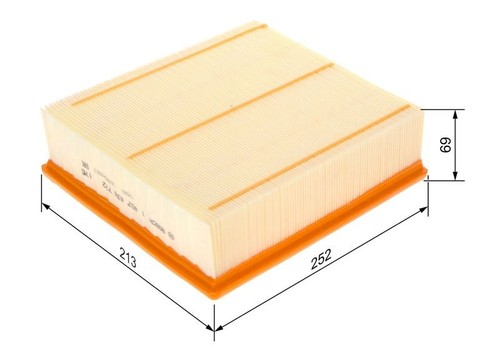 Air filter bosch - filter, audi