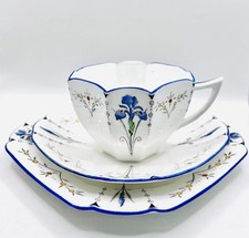 Shelley Bone China Tea Trio /