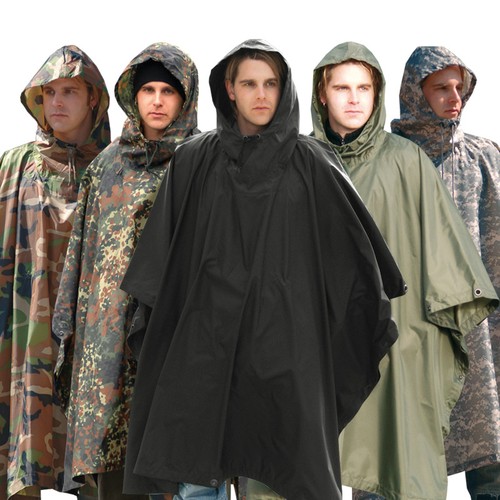 Waterproof hooded army - hooded, us