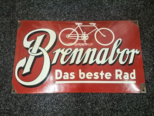 Brennabor cycles enamel sign - cycles,