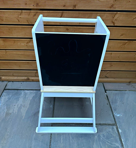 White wooden kids toddler - white,