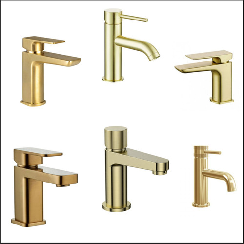 Brushed brass mono - brass,