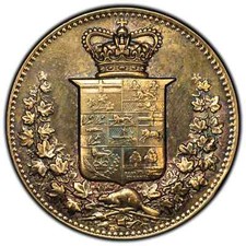 Dominion of Canada Exhibition 41mm Modern-Gilt Silver Medal Leroux 1460