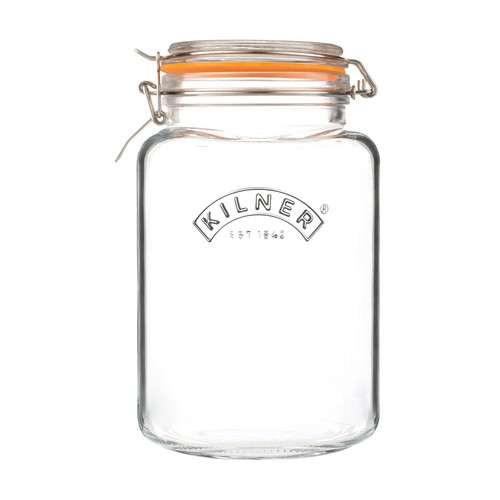Kilner square clip top - clip, 3l