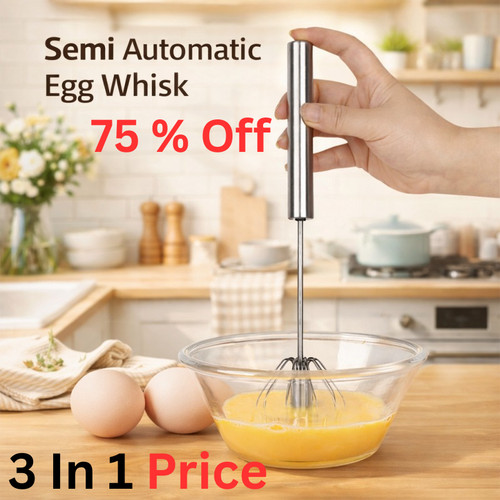 3pcs stainless steel egg whisk - stainless,