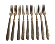 9 x HW BS 942-4282 Silver Dessert Forks