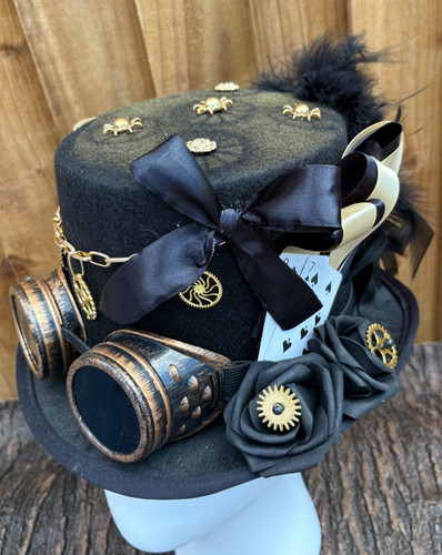 Woman child black steampunk - woman,