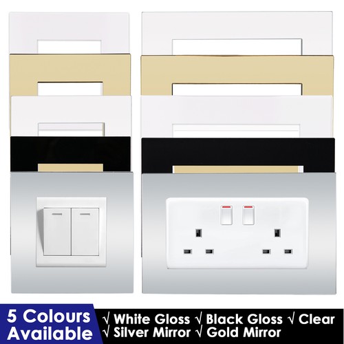 Single double light switch - single,