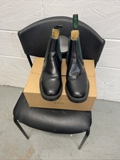 Solovair The Iconic White Stitching Mens Chelsea Slip On Boots Size 10