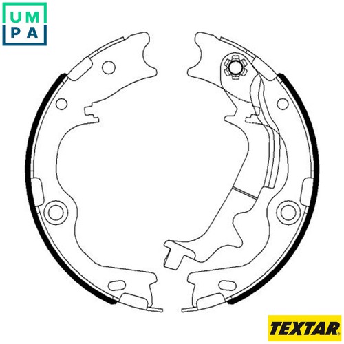 Brake shoe set parking - brake,