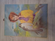 Three "Girl with falcon" Louis Shabner prints in good condition.1979-81
