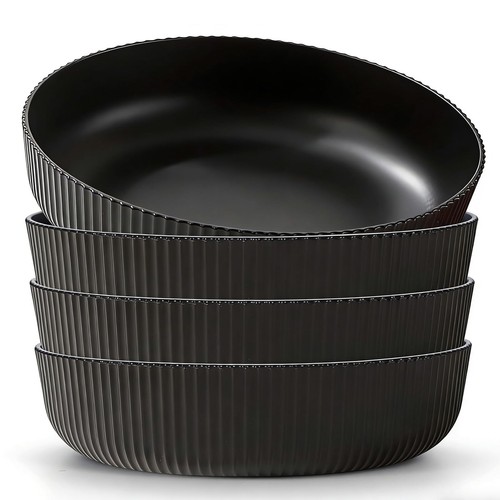 4pcs deep pasta bowls - deep,