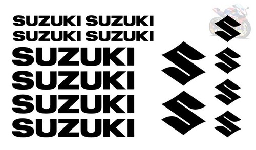 Piece suzuki decals - 14,