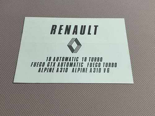 Renault catalog - renault,