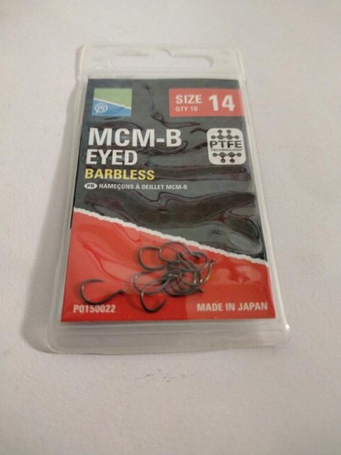 Preston mcm eyed barbless - mcm-b,