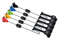 Fox Micro Swinger 4 Rod Presentation Set -  R,O,G,B - Carp Fishing Indicator Set