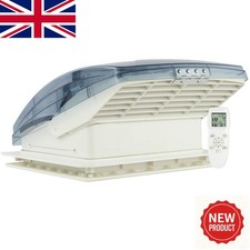 Deluxe Roof Vent 12v Transparent 400mm Campervan Motorhome Roof Fan