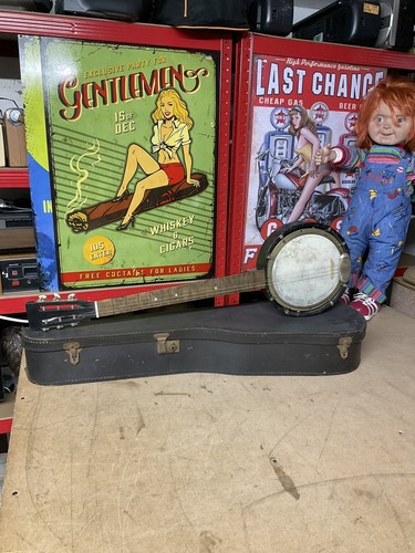 Vintage zither banjo 5 - (,