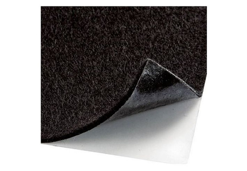 Black self adhesive felt - adhesive, x