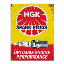 Metal Tin Sign Plaque NGK