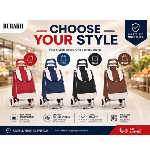 Shopping trolley cart - trolley,