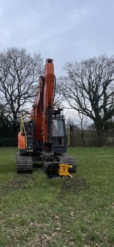 Digger tree shear - digger, hire