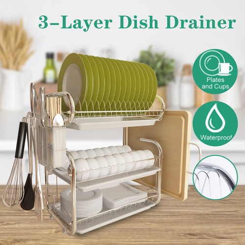 Tier dish drainer rack - tier,