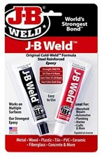 New JB Weld Original Cold Weld Steel Reinforced Epoxy Compound Glue Metal